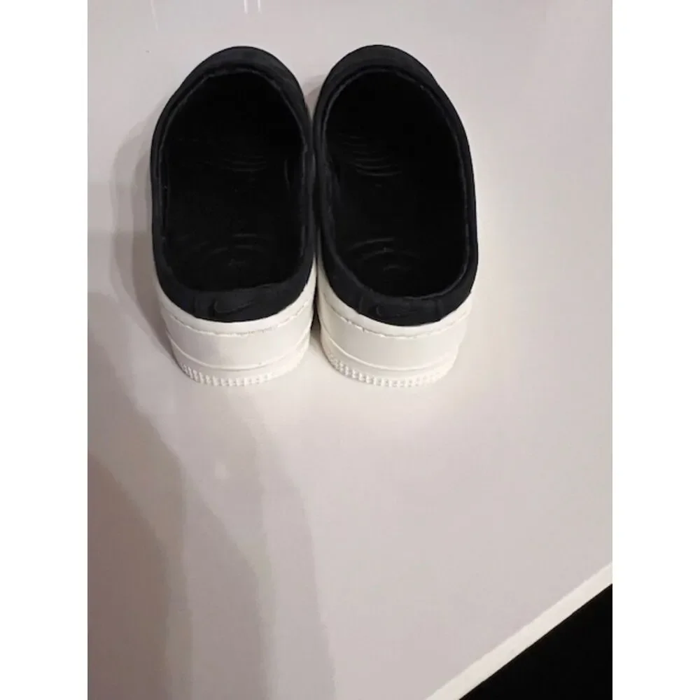 Nike Air Force 1 Lover XX Black Suede Platform Slip-On Mule Sneaker 6.5